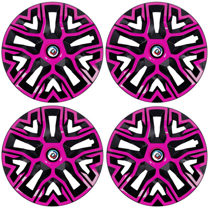 Set 4 Capace Roti 16 `` Best Roz-Negru, Compatibile Cu BMW Nou