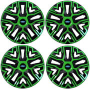 Set 4 Capace Roti 16 `` Best Verde-Negru, Compatibile Cu Ford