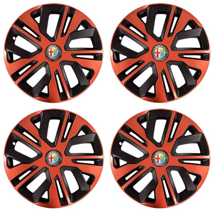 Set 4 Capace Roti 16 inch (R16), Raven Cupru-Negru Compatibil Cu Alfa Romeo