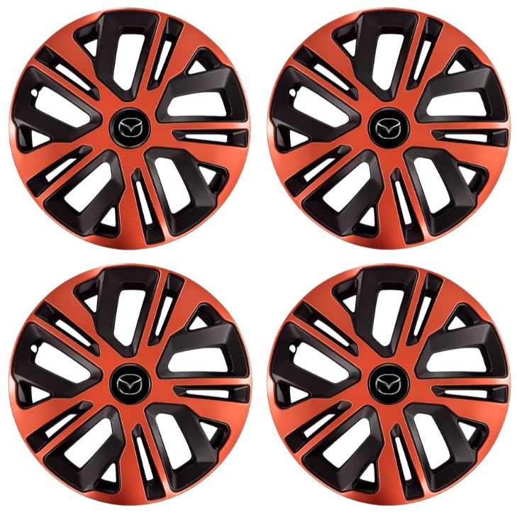 Set 4 Capace Roti 16 inch (R16), Raven Cupru-Negru Compatibil Cu Mazda