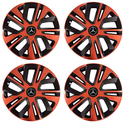 Set 4 Capace Roti 16 inch (R16), Raven Cupru-Negru Compatibil Cu Mercedes