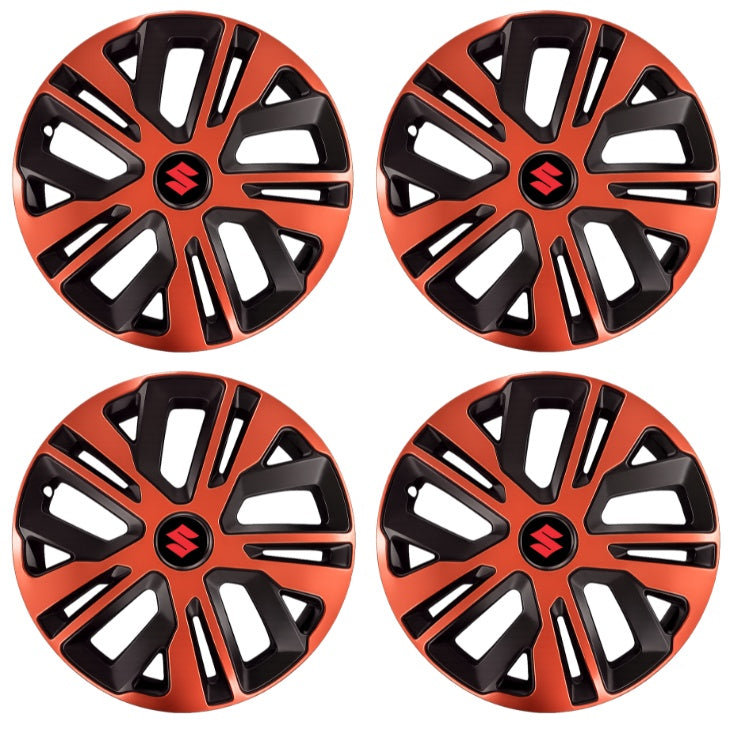 Set 4 Capace Roti 16 inch (R16), Raven Cupru-Negru Compatibil Cu Suzuki