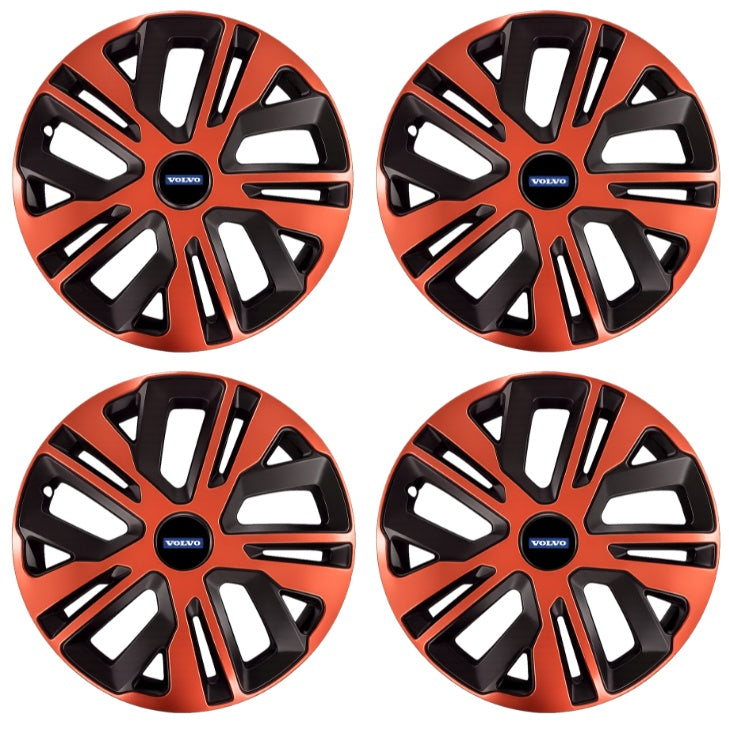 Set 4 Capace Roti 16 inch (R16), Raven Cupru-Negru Compatibil Cu Volvo