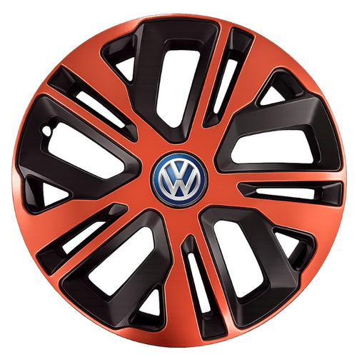 Set 4 Capace Roti 16 inch (R16), Raven Cupru-Negru Compatibil Cu Volkswagen