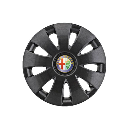 Set 4 capace roti Aura grafit R15, pentru gama auto Alfa Romeo