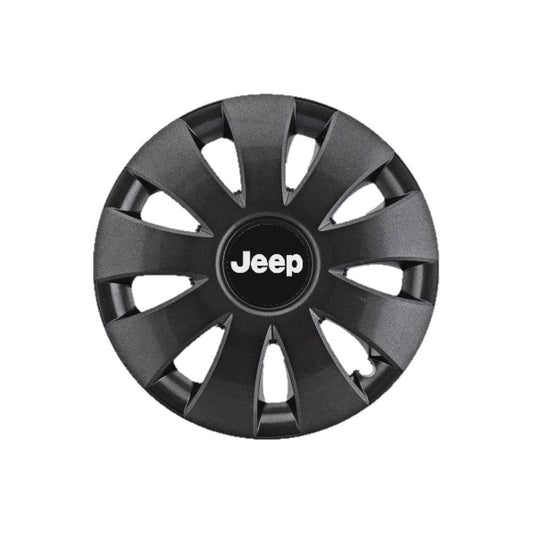 4 darabos Aura grafit R15 dísztárcsa készlet, Jeep személygépkocsikhoz
