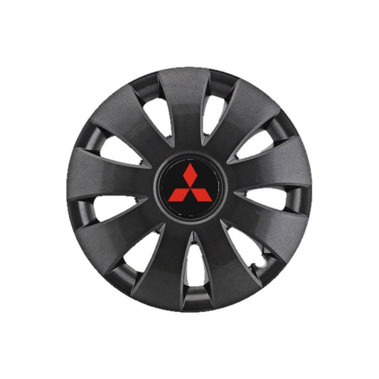 4 darabos Aura grafit R15 dísztárcsa szett, Mitsubishi személygépkocsikhoz