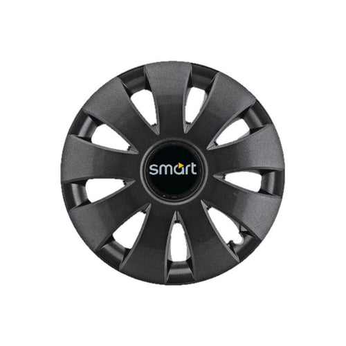 Комплект 4 таса за колела Aura графит R15, за автомобилна гама Smart