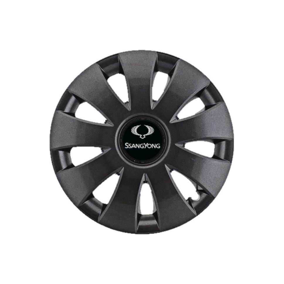 Set 4 capace roti Aura grafit R15, pentru gama auto SsangYong