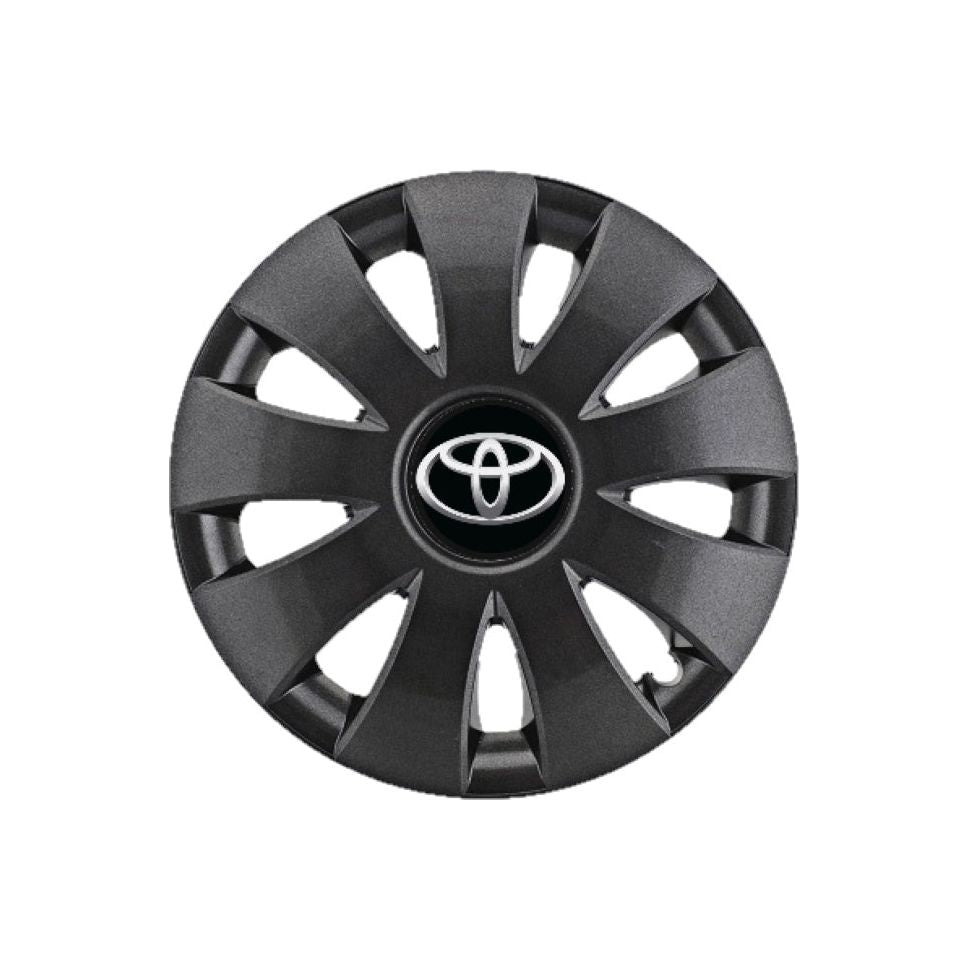 4 darabos Aura grafit R15 dísztárcsa szett, Toyota személygépkocsikhoz