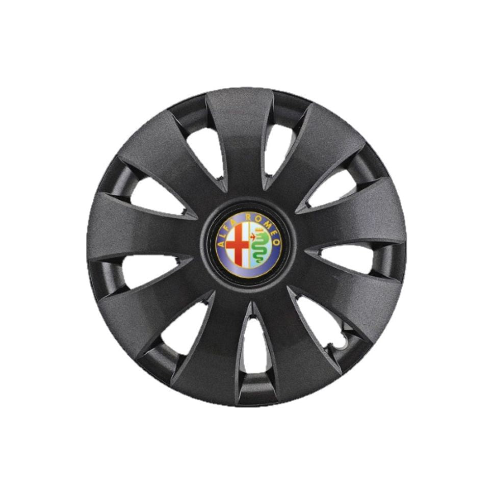 4 darabos Aura R16 dísztárcsa készlet Alfa Romeo autókhoz
