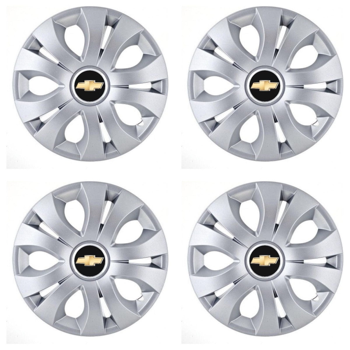 Set 4 Capace Roti 16 inchi (R16), Compatibil Cu Chevrolet, model Top Gri