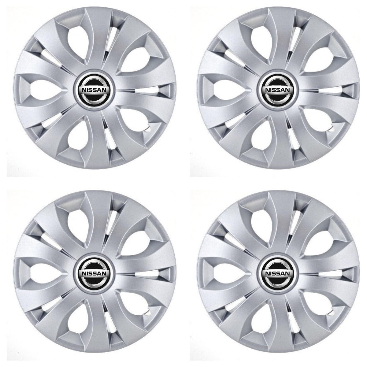 Set 4 Capace Roti 16 inchi (R16), Compatibil Cu Nissan, model Top Gri