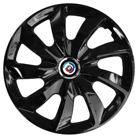 4 darabos Autohelix MSA® dísztárcsa készlet 14 colos felnikre, BMW New, Stig fekete modellhez