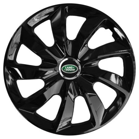 Set 4 Capace Roti Autohelix MSA® potrivite jantelor de 14 inch, pentru Land Rover, model Stig Black