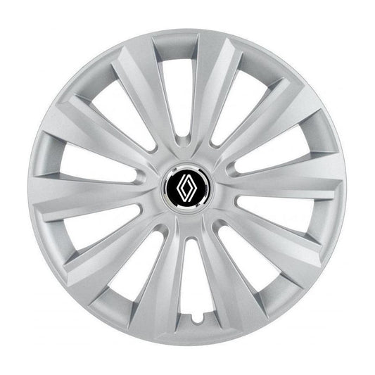 4 darabos Autohelix MSA® dísztárcsa készlet 14 colos felnikre, Renault New Delta Gray modellhez