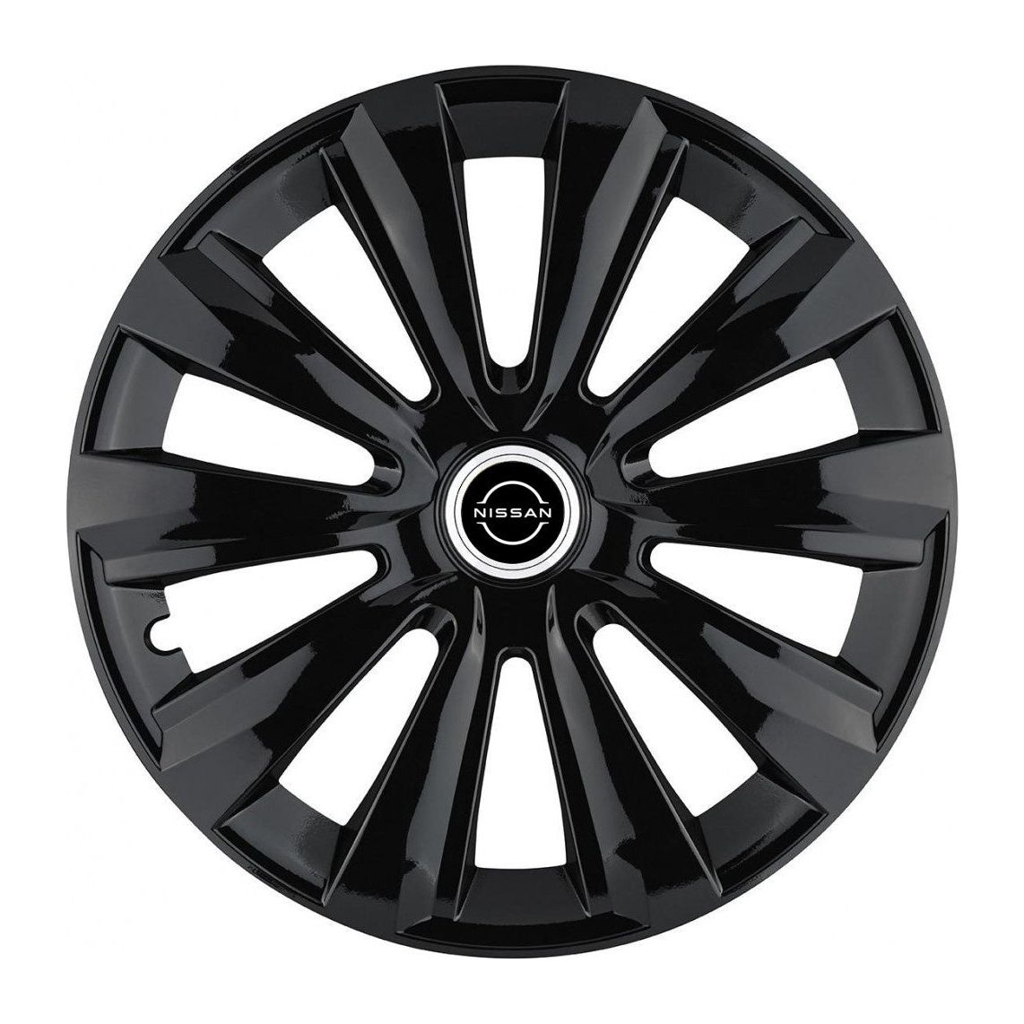 Set 4 Capace Roti Autohelix MSA® potrivite jantelor de 14 inch, pentru Nissan Nou model Delta Black