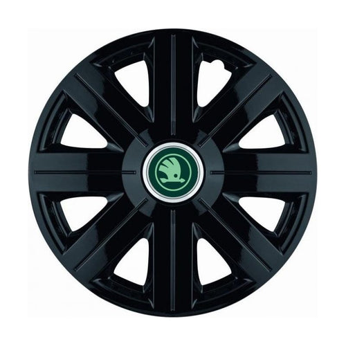 Комплект 4 таса Autohelix MSA®, подходящи за 14-инчови джанти на Skoda Verde, модел Cosmos Black