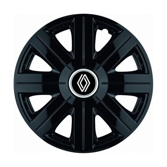 4 darabos Autohelix MSA® dísztárcsa készlet, 14 colos felnikre alkalmas, Renault New Cosmos Black modellhez