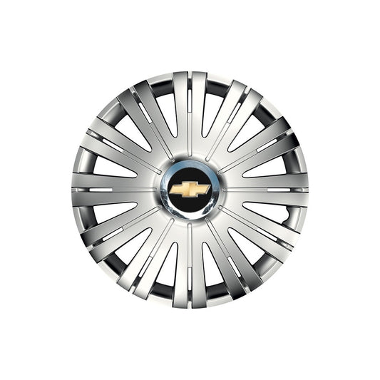 Set 4 Capace Roti potrivite jantelor de 14 inch, pentru Chevrolet, model Active Crom