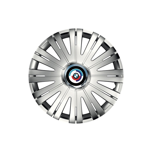 Set 4 Capace Roti potrivite jantelor de 14 inch, pentru BMW Nou, model Active Crom