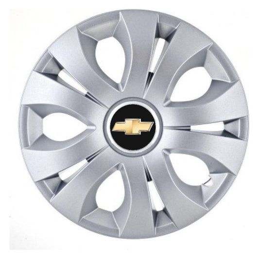 Set 4 Capace Roti 14 inch (R14), Compatibil Cu Chevrolet, model Top Gri