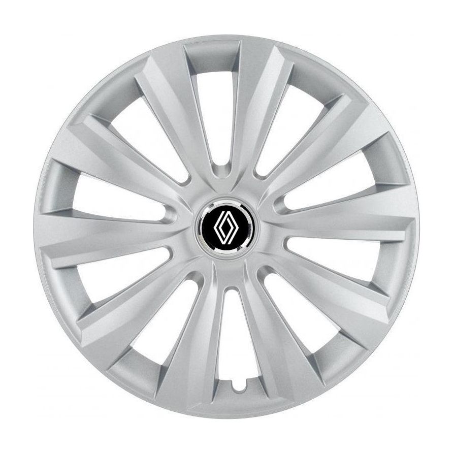 Комплект 4 таса Autohelix MSA®, подходящи за 15-инчови джанти на Renault, нов модел Delta Grey