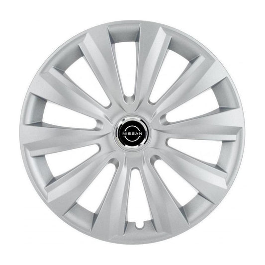 4 darabos Autohelix MSA® kerékborító készlet 15 colos felnikre, Nissan New Delta Gray modellhez