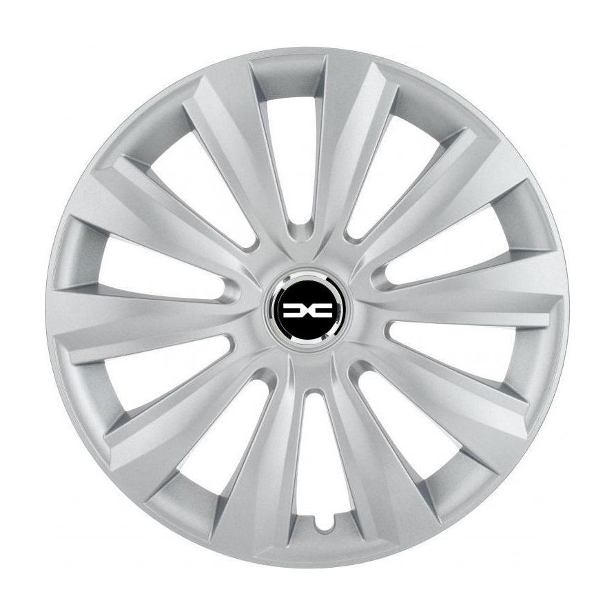 4 darabos Autohelix MSA® dísztárcsa készlet 15 colos felnikre, Dacia New Delta Gray modellhez