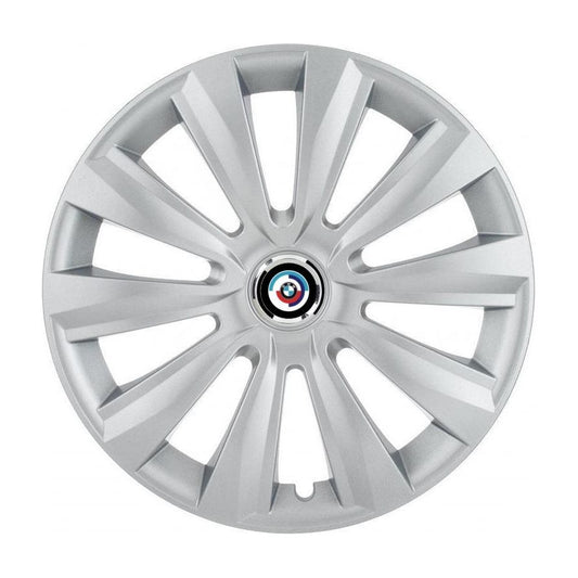 4 darabos Autohelix MSA® dísztárcsa készlet 15 colos felnikre, BMW új Delta szürke modellhez