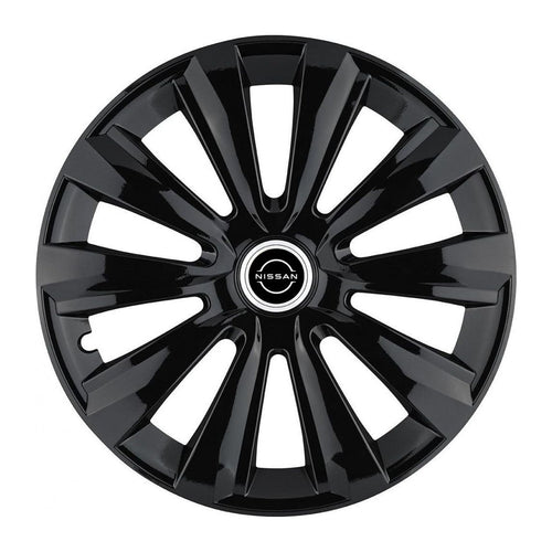 Set 4 Capace Roti Autohelix MSA® potrivite jantelor de 15 inch, pentru Nissan Nou model Delta Black