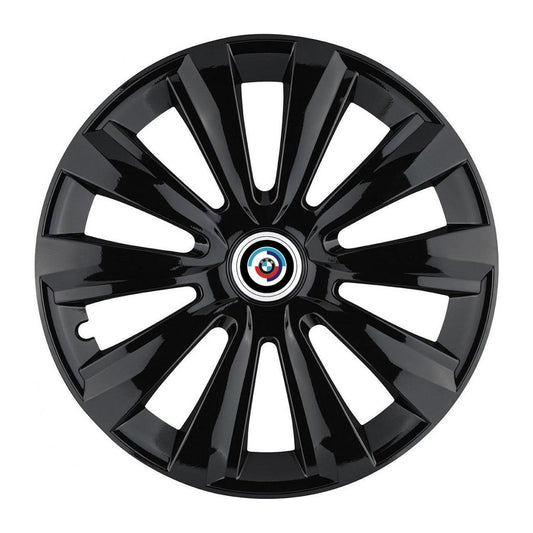 4 darabos Autohelix MSA® dísztárcsa készlet 15 colos felnikre, BMW New Delta Black modellhez