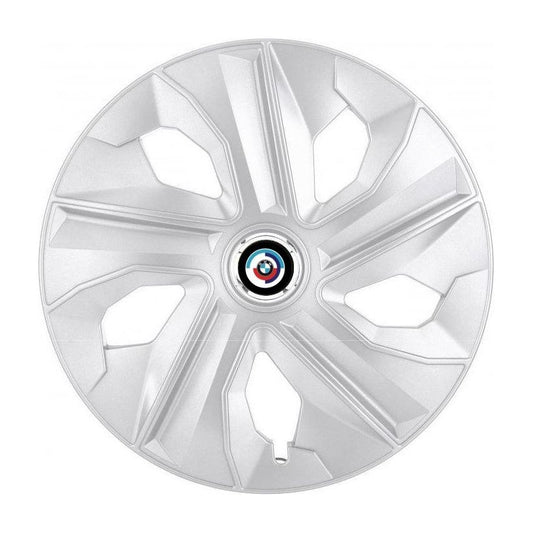 Set 4 Capace Roti potrivite jantelor de 15 inch, pentru Bmw Nou model Luna Gri