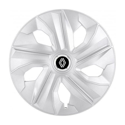 Set 4 Capace Roti potrivite jantelor de 15 inch, pentru Renault nou model Luna Gri