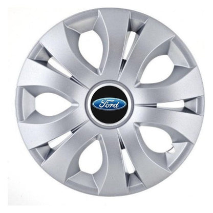 Set 4 Capace Roti 15 inchi (R15), Compatibil Cu Ford, model Top Gri