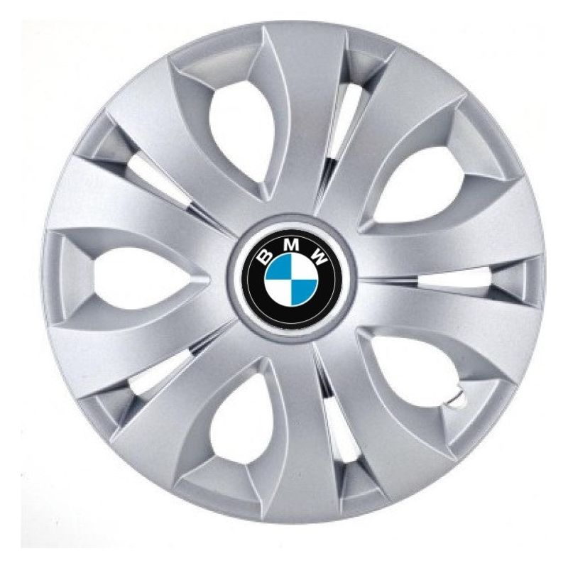 Set 4 Capace Roti 15 inchi (R15), Compatibil Cu BMW, model Top Gri