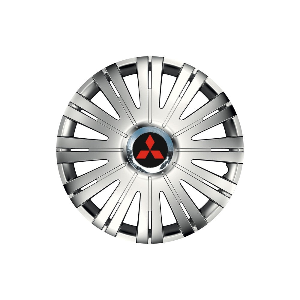 Комплект 4 таса, подходящи за 16-инчови джанти, за Mitsubishi, модел Active Chrome