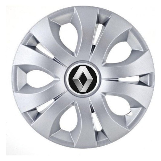 Set 4 Capace Roti 16 inchi (R16), Compatibil Cu Renault, model Top Gri