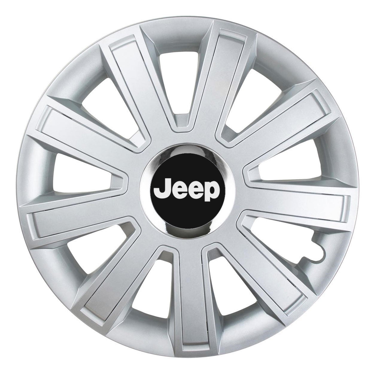 Set 4 Capace Roti, potrivite jantelor de R14, pentru Jeep, model flash cromat