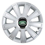 Set 4 Capace Roti, potrivite jantelor de R14, pentru Land Rover, model flash cromat