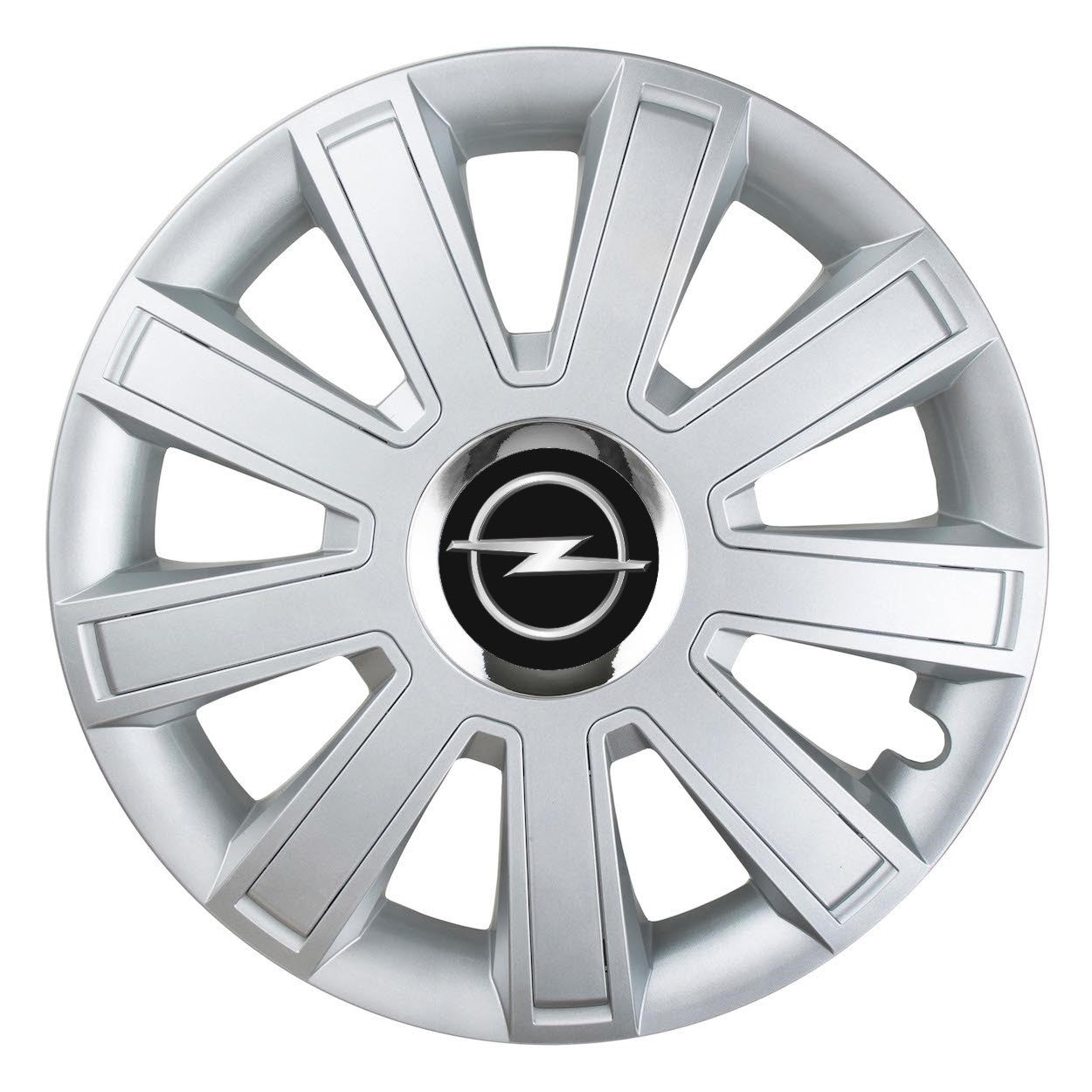 Set 4 Capace Roti, potrivite jantelor de R14, pentru Opel, model flash cromat
