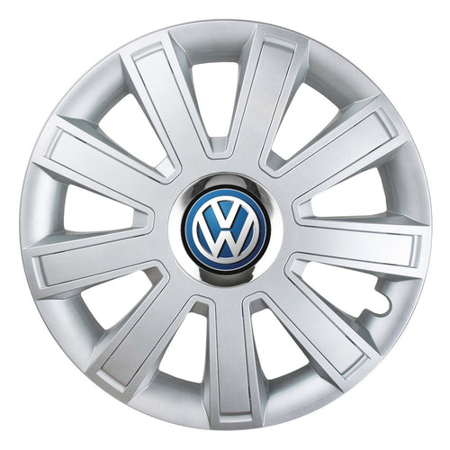 Комплект 4 таса, подходящи за джанти R14, за Volkswagen, модел флаш хром