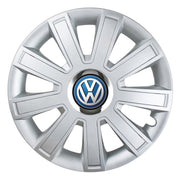 4 darabos dísztárcsa készlet, R14 felnikre alkalmas, Volkswagenhez, krómozott villámmintás modell