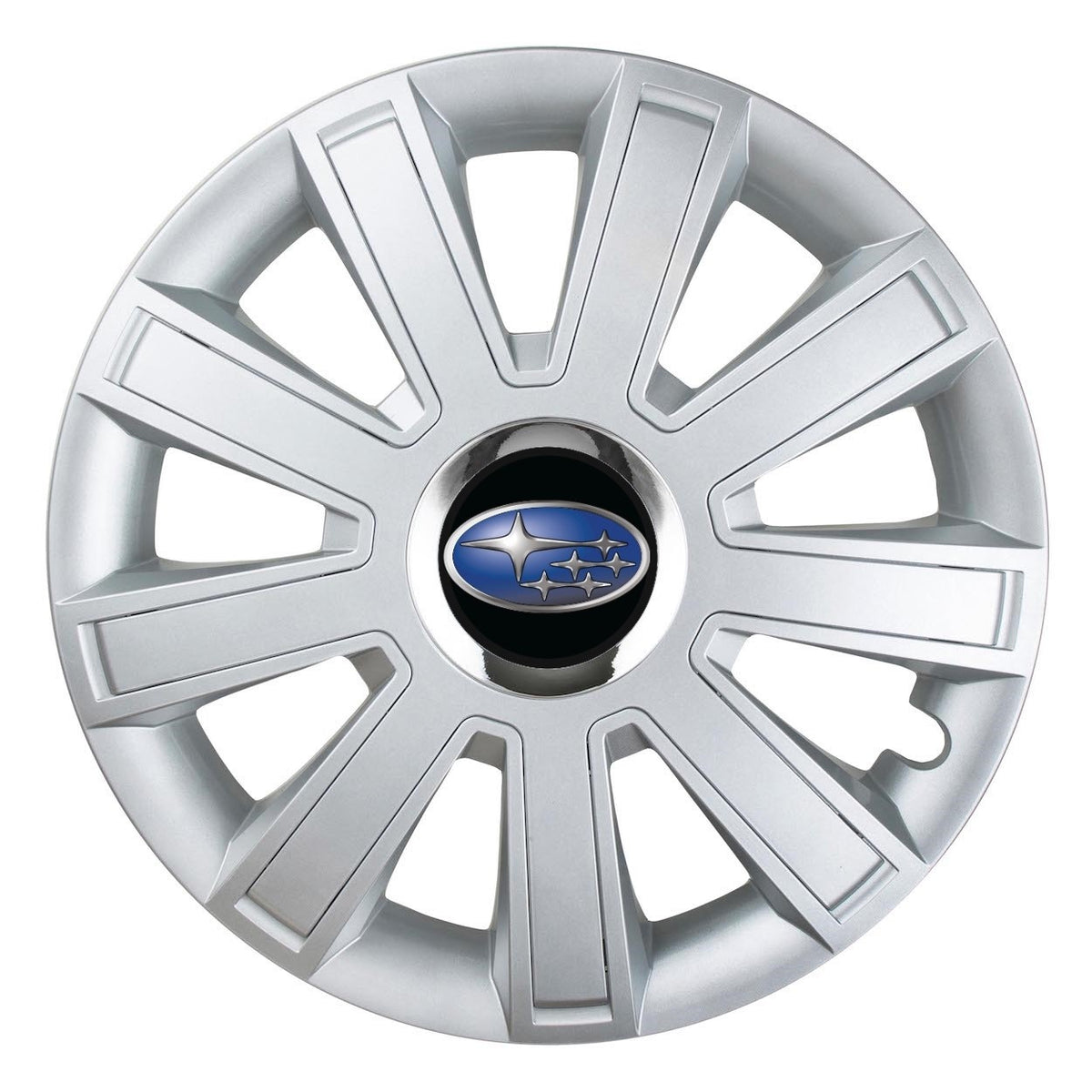 Set 4 Capace Roti, potrivite jantelor de R14, pentru Subaru, model flash cromat