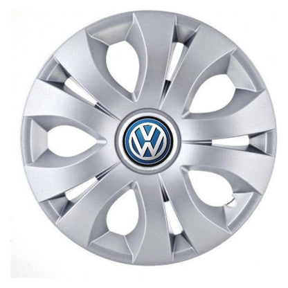 Комплект 4 таса, подходящи за джанти R15, съвместими с Volkswagen, модел с хром