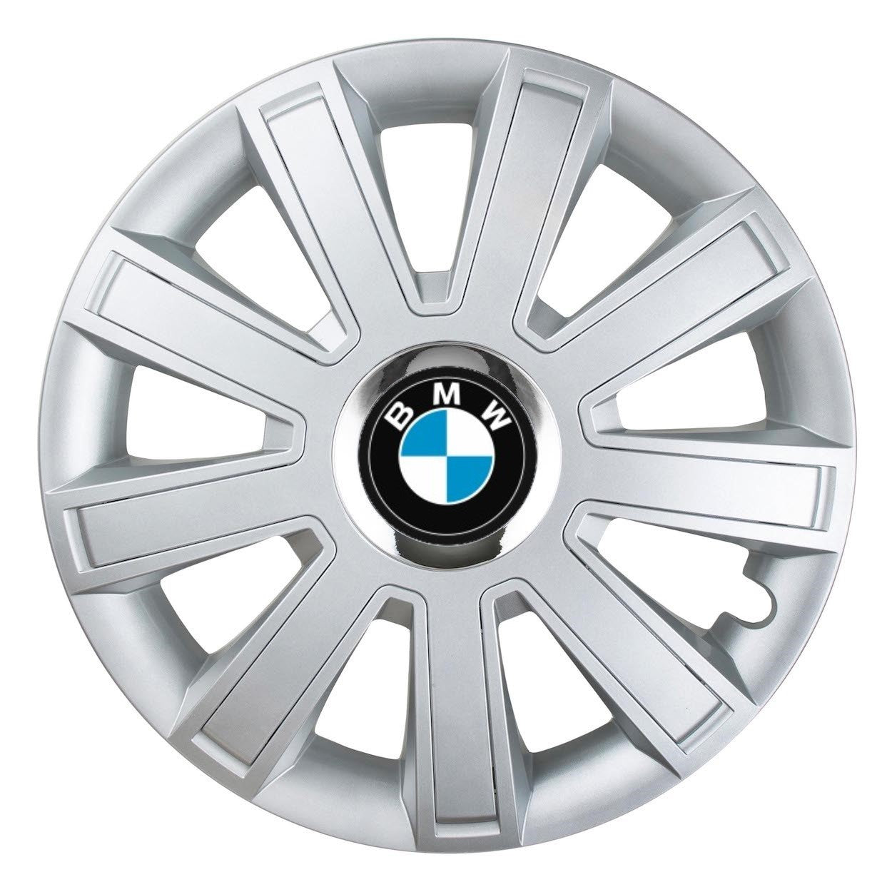 Комплект 4 таса, подходящи за джанти R15, за BMW, модел flash хром
