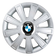 Set 4 Capace Roti, potrivite jantelor de R15, pentru BMW, model flash cromat
