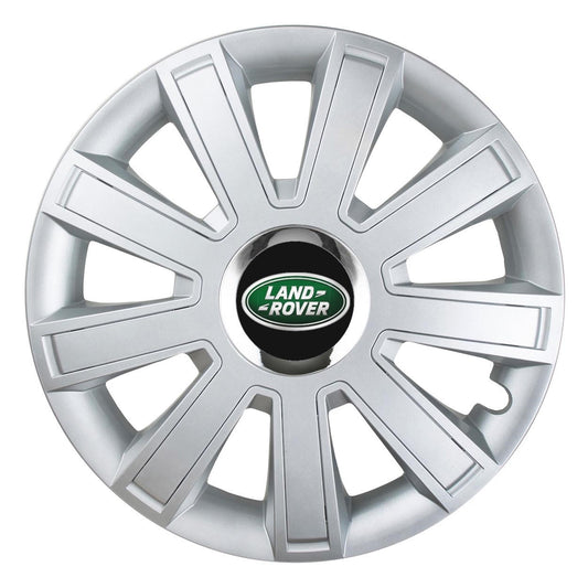 Set 4 Capace Roti, potrivite jantelor de R15, pentru Land Rover, model flash cromat
