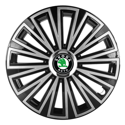 Set 4 Capace Roti, potrivite jantelor de R15, pentru Skoda, model sunset