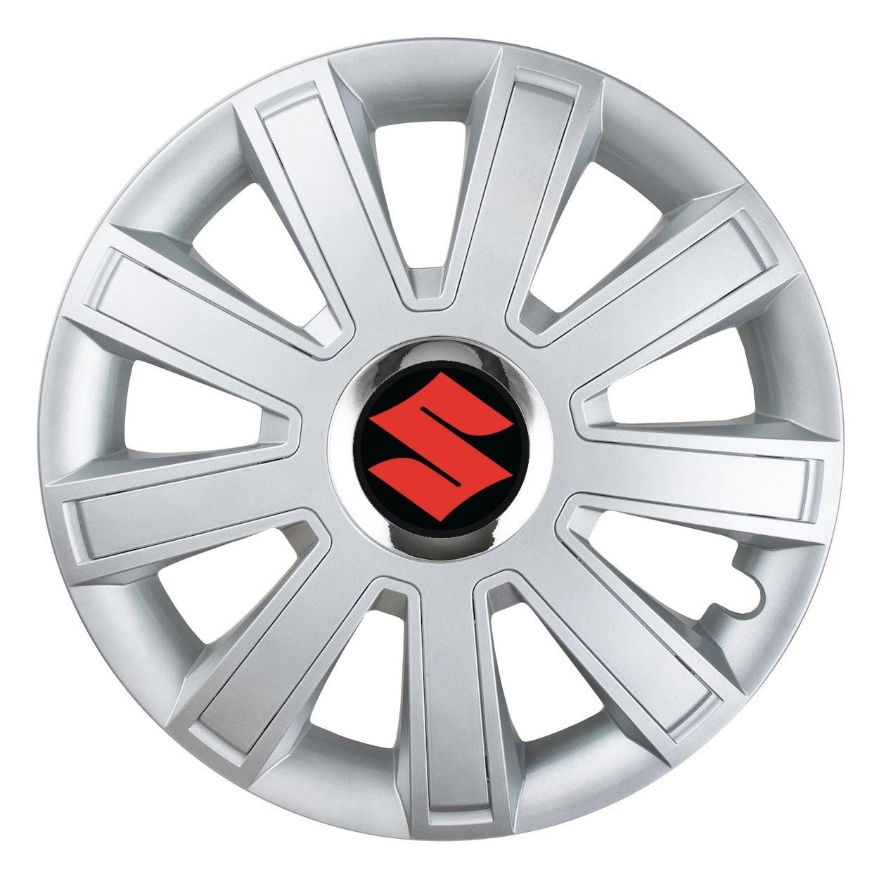 Set 4 Capace Roti, potrivite jantelor de R15, pentru Suzuki, model flash cromat